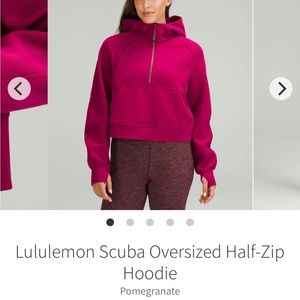 LULULEMON SCUBA OVERSIZED HALF-ZIP HOODIE